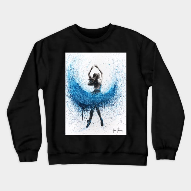 Clair De Lune Ballerina Crewneck Sweatshirt by AshvinHarrison